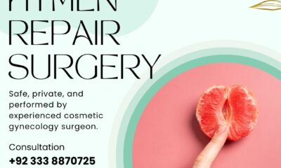 Safe and confidential hymen repair surgery in Pakistan to restore the hymen's integrity and enhance emotional well-being.